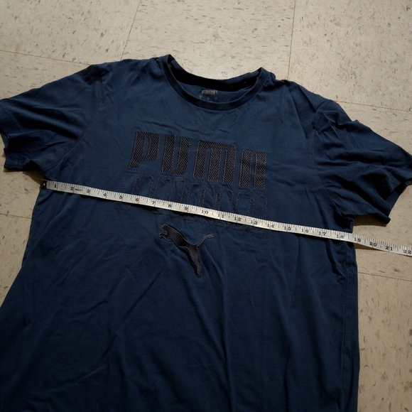 PUMA | Men's Dark Blue Graphic Tee - Picture 8 of 8